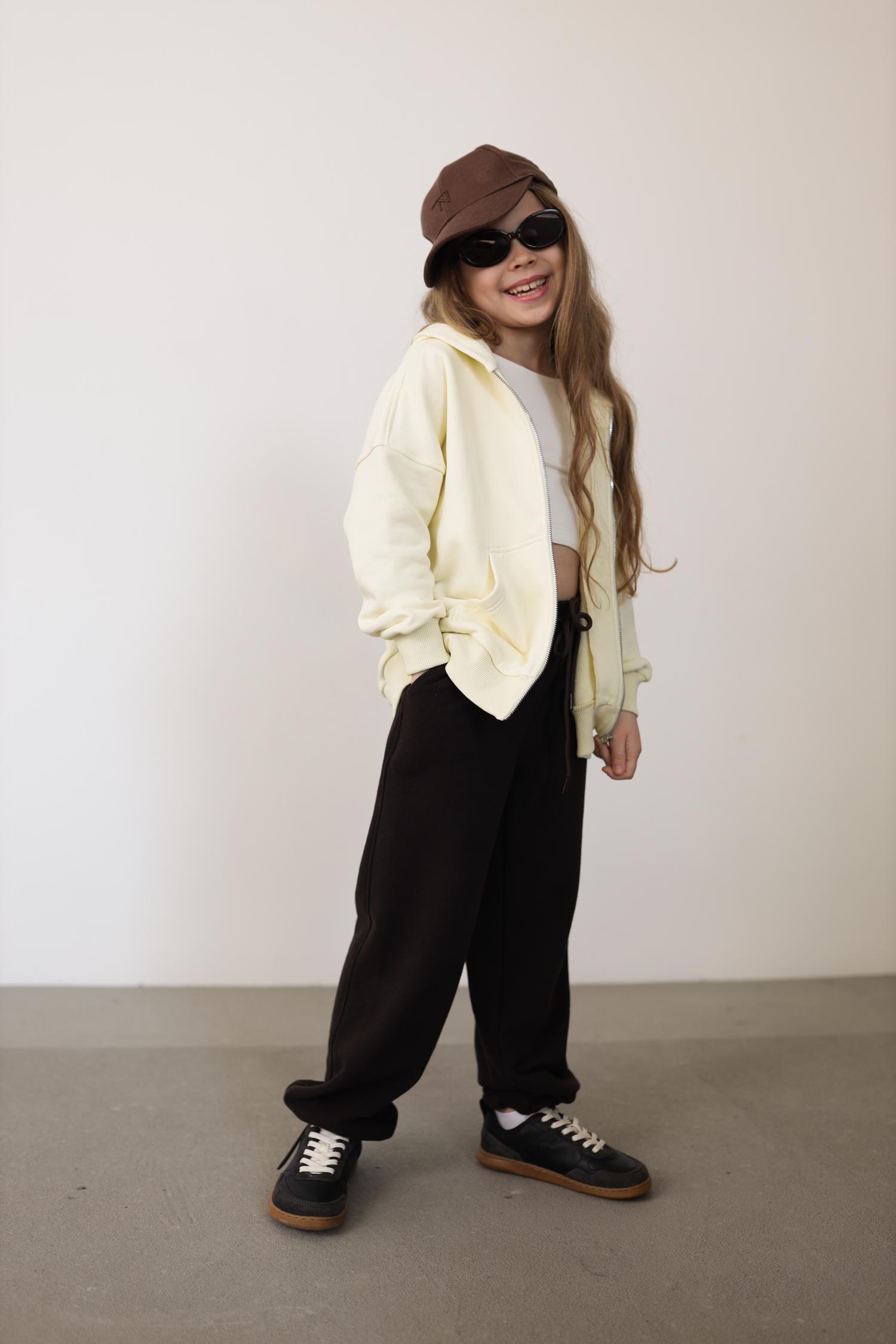 Худі зіп barvà вершковий unisex 